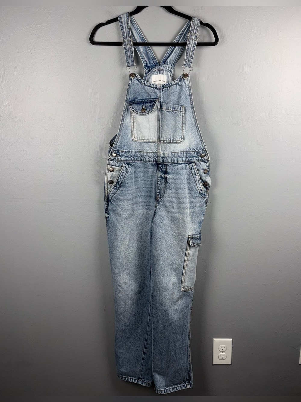 Sincerely Jules Overalls Women’s S Blue Two Tones Wash Denim